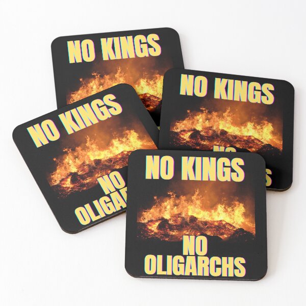 Item preview, no kings no oligarchs designed and sold by TEEJAMBOREE.