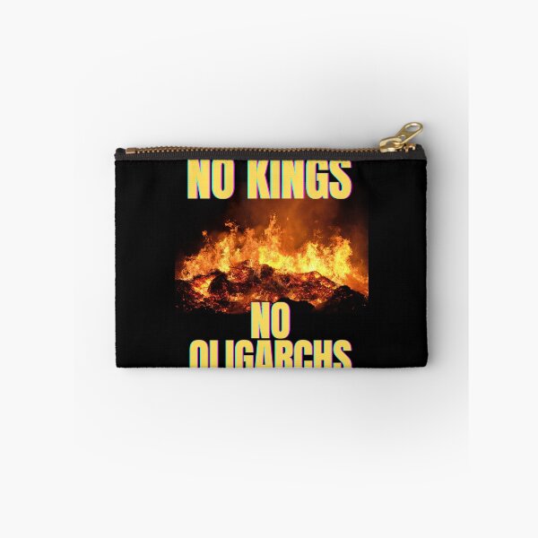 Item preview, no kings no oligarchs designed and sold by TEEJAMBOREE.