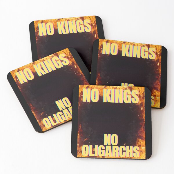 Item preview, no kings no oligarchs designed and sold by TEEJAMBOREE.