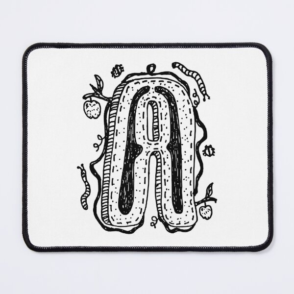 Item preview, Capital Letter A Doodle Art Drawing designed and sold by ArtNoveltee.