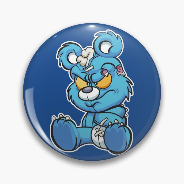 Item preview, Angry blue teddy bear designed and sold by MerlinWear.