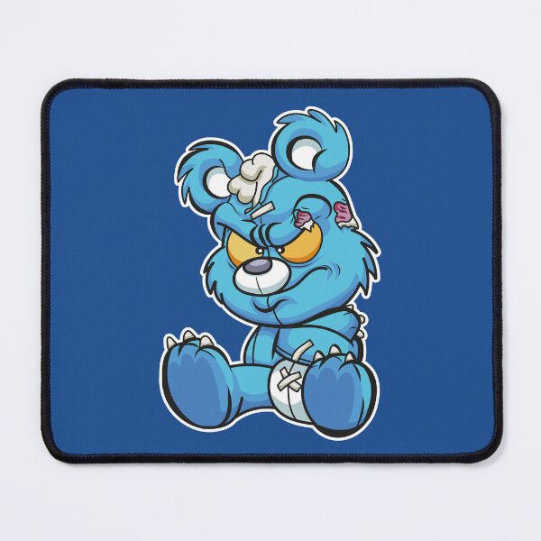 Item preview, Angry blue teddy bear designed and sold by MerlinWear.