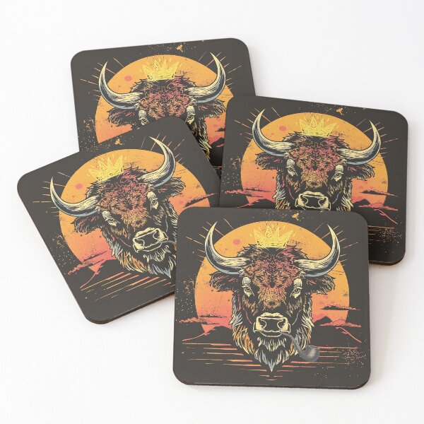 Item preview, Buffalo King Sunset designed and sold by TeesAndSass.