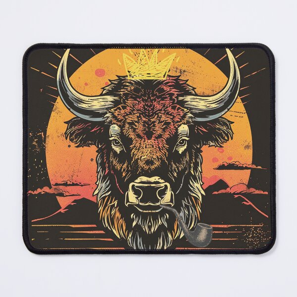 Item preview, Buffalo King Sunset designed and sold by TeesAndSass.
