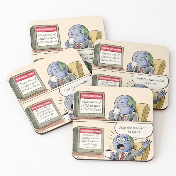 Item preview, Breaking news, Starvation  designed and sold by Ahmad Qaddura.
