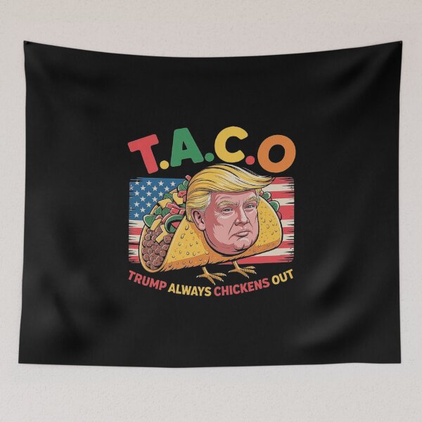 Item preview, Funny Trump Taco Trump Always Chickens Out  designed and sold by love3617.