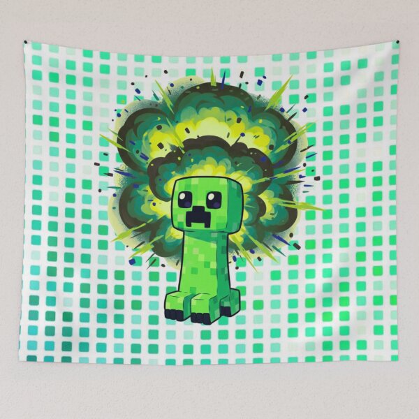 Item preview, Creeper Goes Boom designed and sold by LyssasMindArt.