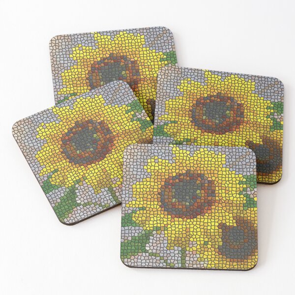 Item preview, Stone Mosaic Art Sunflower designed and sold by Smooth-Tee.