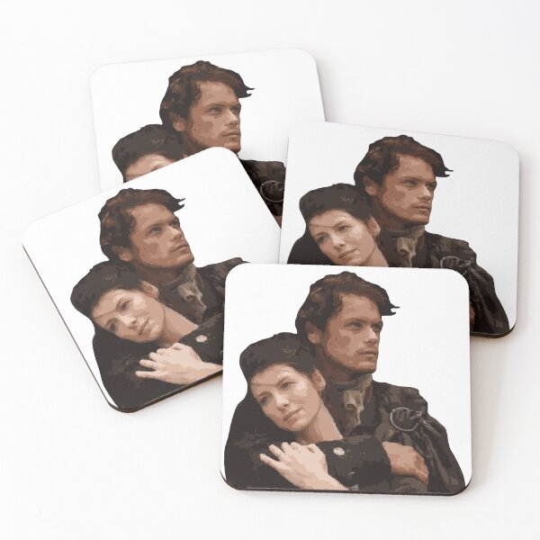 Aperçu de l'œuvre Claire et Jamie d'Outlander créée et vendue par designsbykateco.