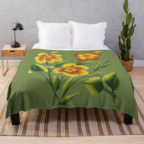 Item preview, Hibiscus in yellow ocher designed and sold by Flower Art by FR.