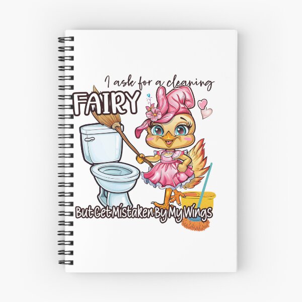 Item preview, Funny Cleaning Fairy Duck - Cute Cartoon Quote Gift for Clean Freaks designed and sold by sornchai4917.