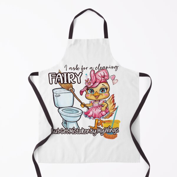 Item preview, Funny Cleaning Fairy Duck - Cute Cartoon Quote Gift for Clean Freaks designed and sold by sornchai4917.
