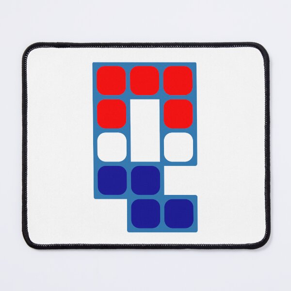 Item preview, Red Blue Q letter 17 designed and sold by monpetitbijou.