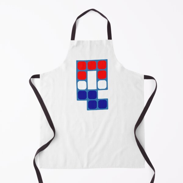 Item preview, Red Blue Q letter 17 designed and sold by monpetitbijou.