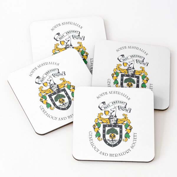Item preview, Escudo de armas – Sociedad de genealogía y heráldica de Australia del Sur designed and sold by Genealogy SA.