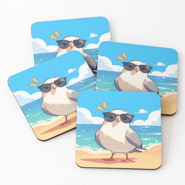 Item preview, A classy seagull ready for the summer... and your fries designed and sold by etherElric.