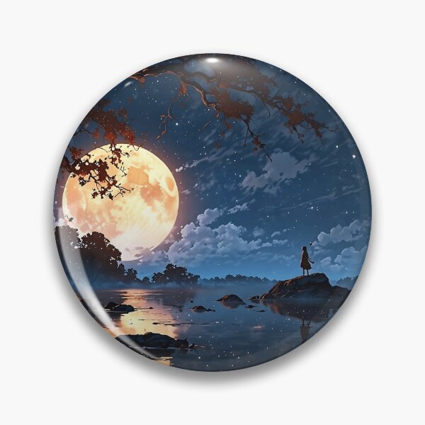 Item preview, Moon rising on the River  designed and sold by Robertworkshop.