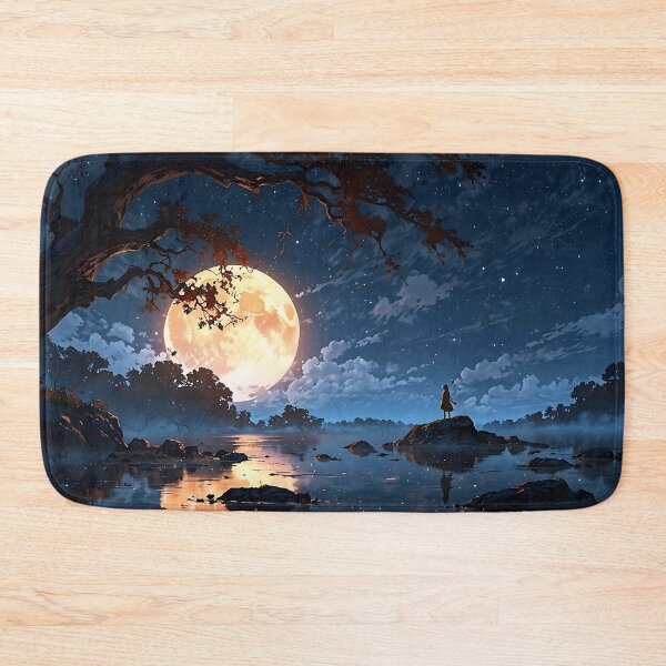 Item preview, Moon rising on the River  designed and sold by Robertworkshop.