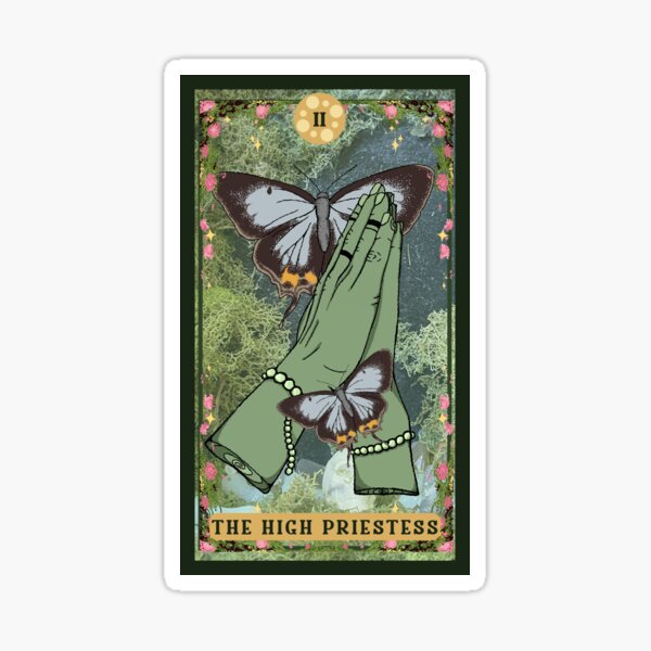 Item preview, the high priestess sticker designed and sold by oxytoastin.