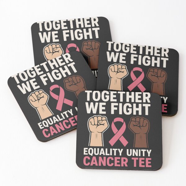 Item preview, Together We Fight – Cancer Unity Equality Awareness Tee designed and sold by Designly Yours.