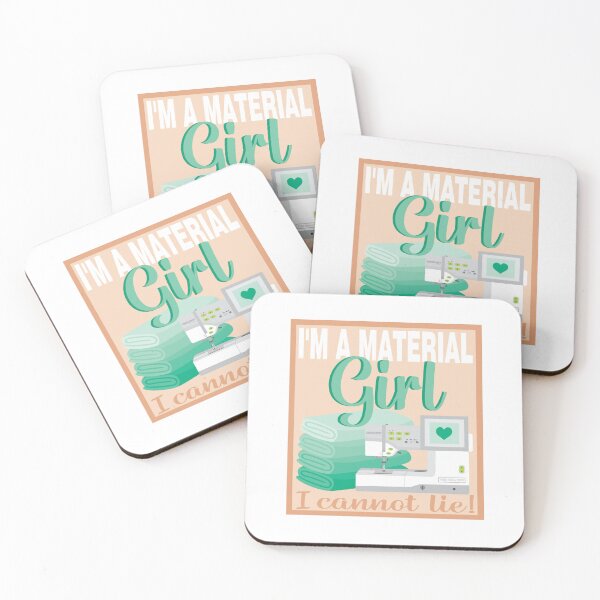 Item preview, Eat Sleep Repeat - Material Girl - Embroidery Machine - GREEN designed and sold by StellarFX.