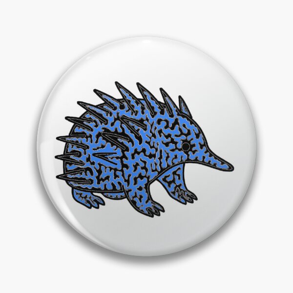 Item preview, Echidna in blue designed and sold by CazDPhotos.