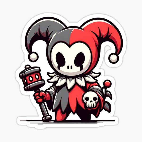 Item preview, Grim Jester Creepy Art designed and sold by LevelUp-GoodVibes.