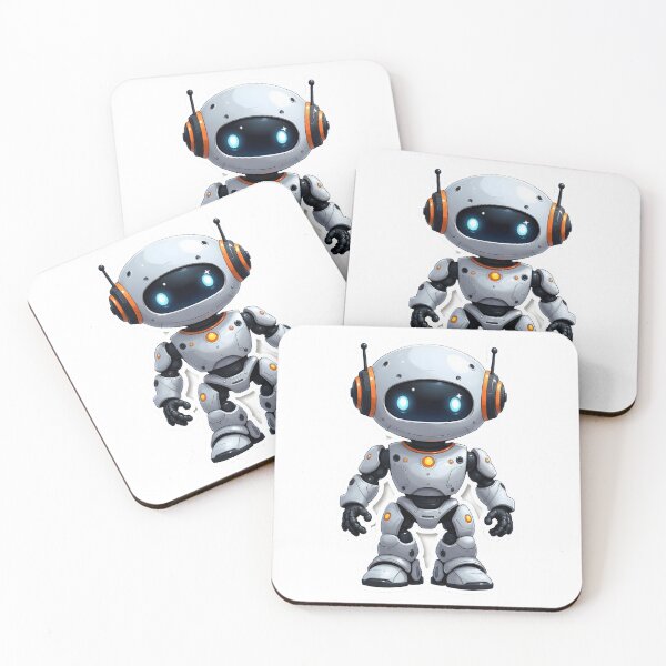 Item preview, Futuristic Robot V2 | Playful AI Sci-Fi Digital Art designed and sold by nhk999.