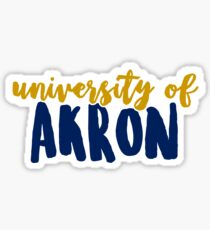 University of Akron Sticker