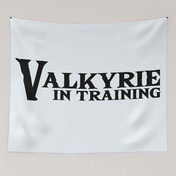 Item preview, Valkyrie in Training - Black Font designed and sold by Drafted at Midnight.