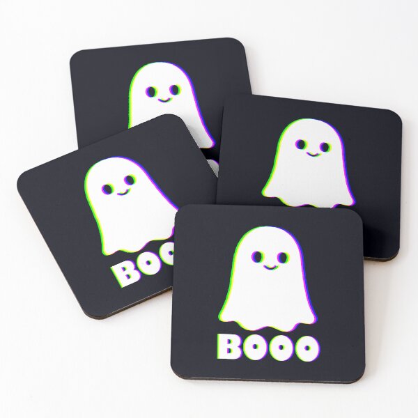Item preview, BOOO Glitch Ghost – Cute RGB Halloween Vibes designed and sold by Taans-Creation.
