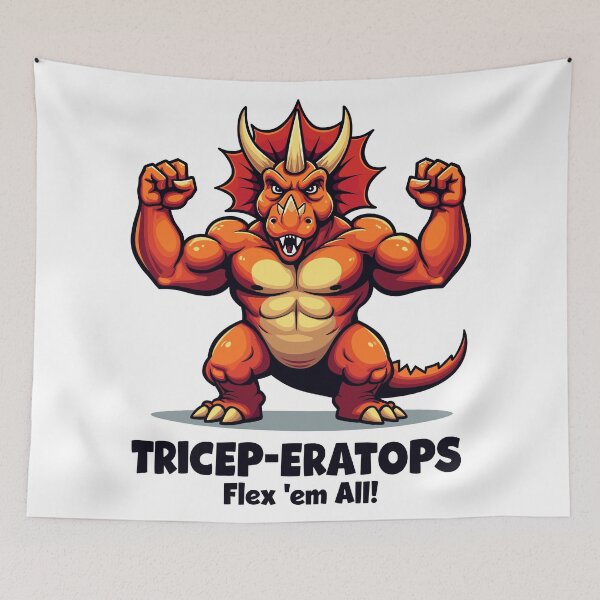 Item preview, Tricep-eratops – Flex 'em All! designed and sold by BeamiCreations.