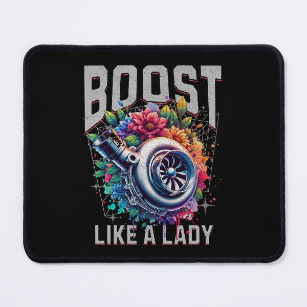 Item preview, Boost Like A Lady Floral Turbo Racing Turbocharged Turbocharger Boosted designed and sold by CarantinedChaos.