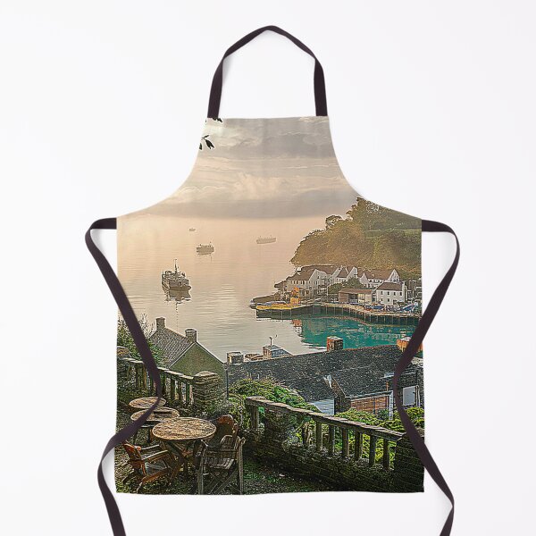 Item preview,   Picturesque Coastal Town with Scenic Bay View designed and sold by AnimalAirtistry.