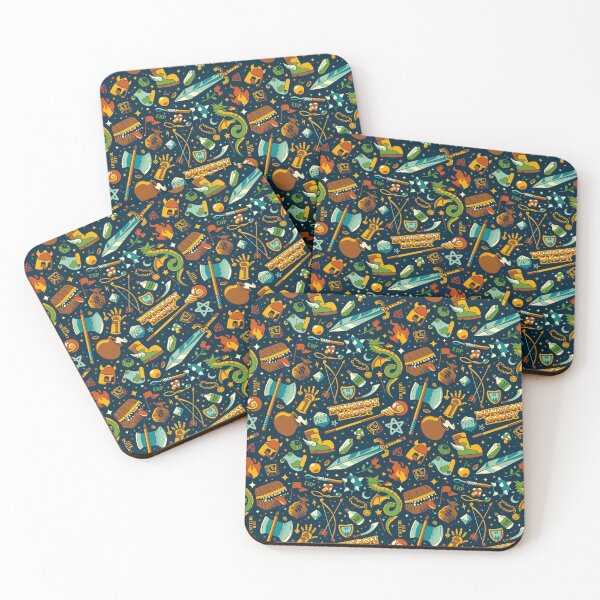 Item preview, Love Board Game RPG Pattern by Tobe Fonseca designed and sold by Tobe Fonseca®.