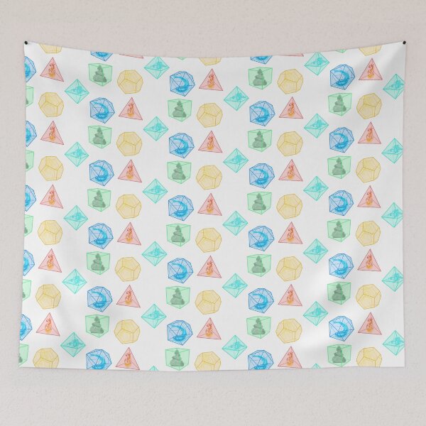 Item preview, The Elements of Platonic Solids designed and sold by Lavender-Quill.