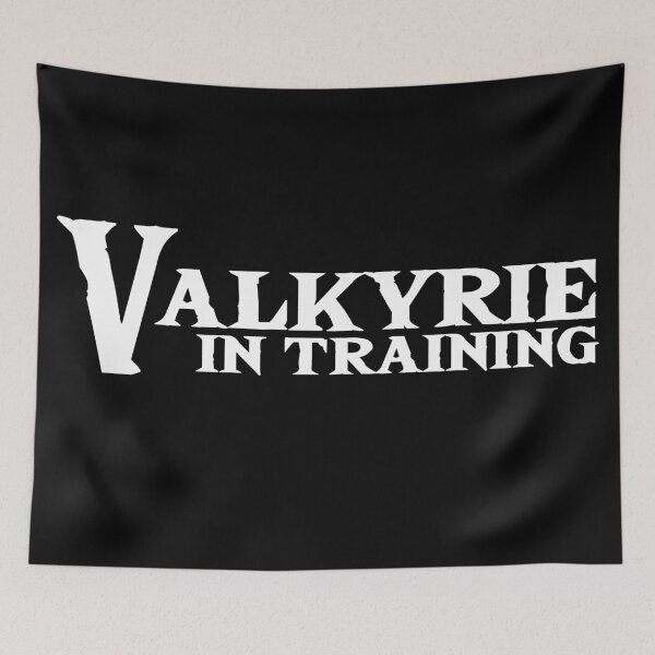 Item preview, Valkyrie in Training - White Font designed and sold by Drafted at Midnight.