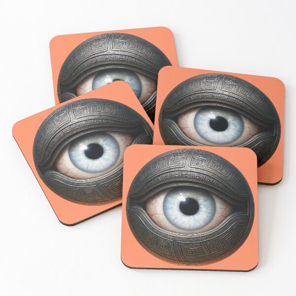 Item preview, Biomechanical Cyborg Evil Eye Creepy Cyber Eyeball designed and sold by hauntedtees.