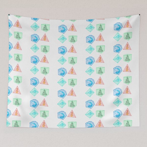 Item preview, Elements of Platonic Solids designed and sold by Lavender-Quill.