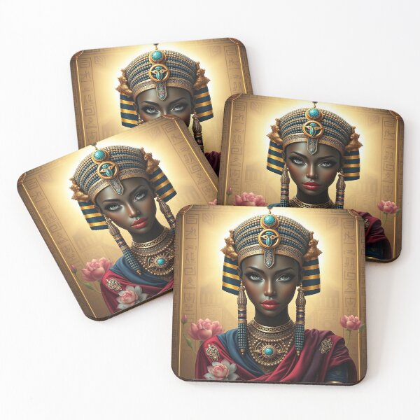 Item preview, Woman with a majestic face, Egyptian style. designed and sold by VidyoeDesigns67.