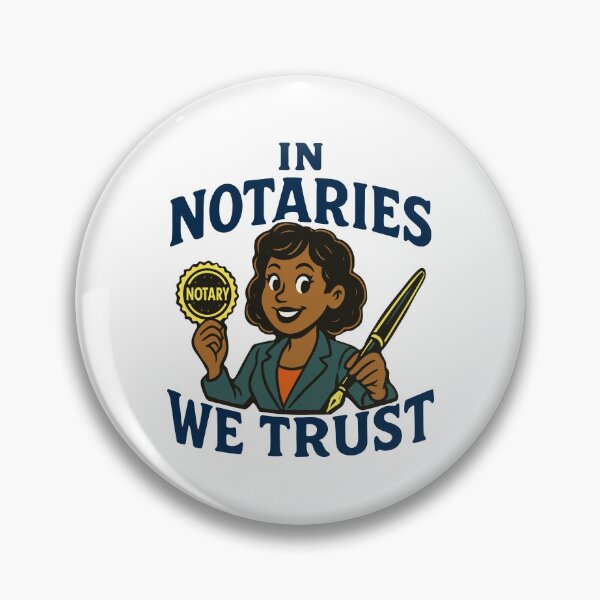 Item preview, In Notaries We Trust - Empowered Notary Woman Design designed and sold by NotaryLife.