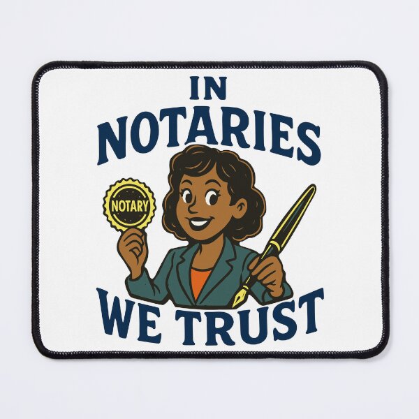 Item preview, In Notaries We Trust - Empowered Notary Woman Design designed and sold by NotaryLife.
