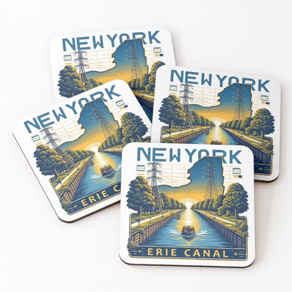 Item preview, Erie Canal Map designed and sold by francous03.