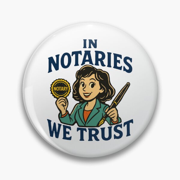 Item preview, In Notaries We Trust - Empowered Notary Woman Design designed and sold by NotaryLife.