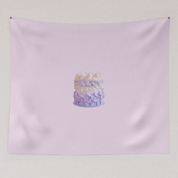 Item preview, Lavender Buttercream Ruffle Cake designed and sold by mallardpark.