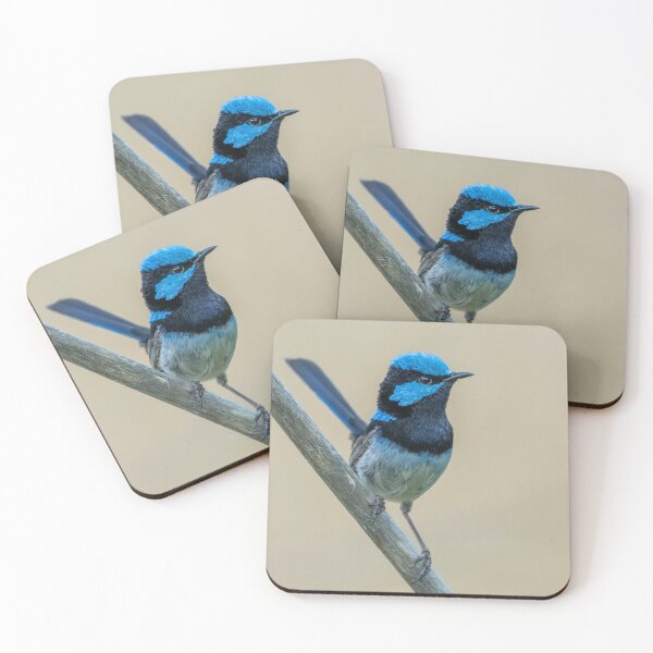 Item preview, Male Superb Fairywren designed and sold by Nick Vertsonis.