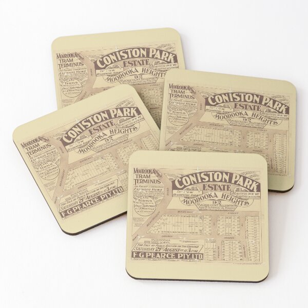 Item preview, Coniston Park Estate, Moorooka, Vintage Suburb Map, Historical Map, Real Estate Map designed and sold by housedetective.