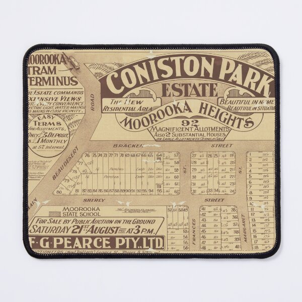 Item preview, Coniston Park Estate, Moorooka, Vintage Suburb Map, Historical Map, Real Estate Map designed and sold by housedetective.