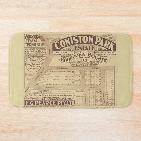 Item preview, Coniston Park Estate, Moorooka, Vintage Suburb Map, Historical Map, Real Estate Map designed and sold by housedetective.