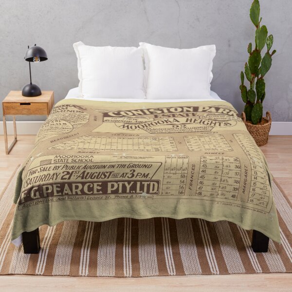 Item preview, Coniston Park Estate, Moorooka, Vintage Suburb Map, Historical Map, Real Estate Map designed and sold by housedetective.